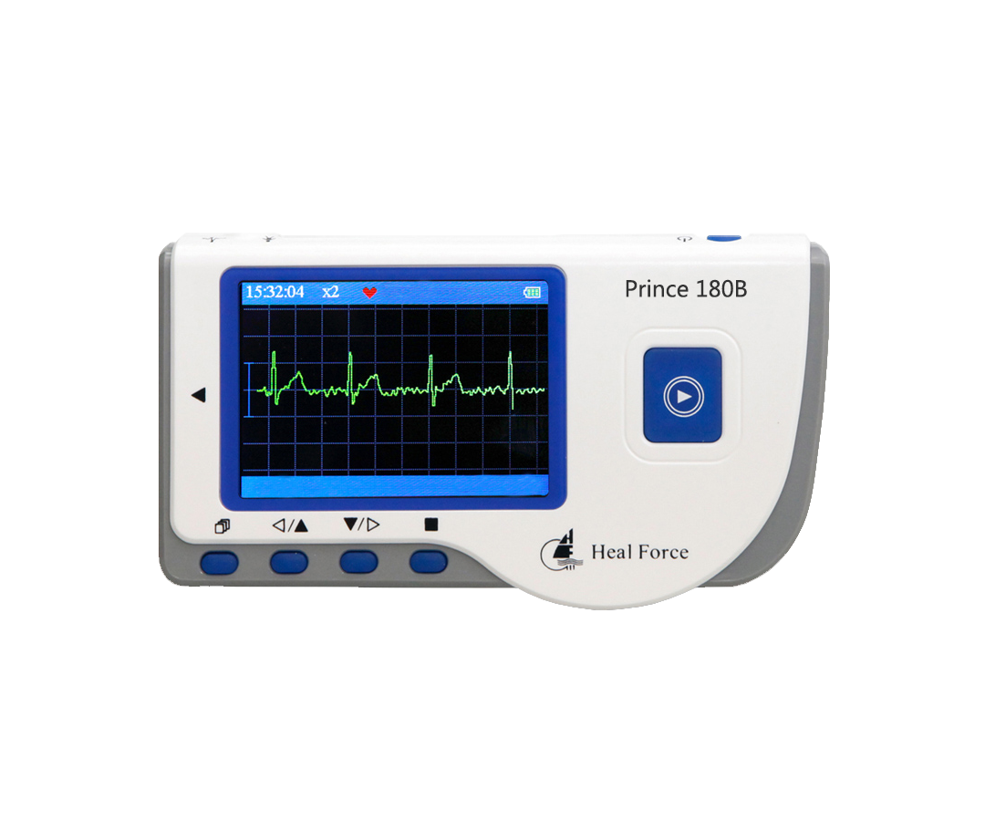Heal Force Prince 180B1 Portable Easy Monitor Unit 1200s-record Storage 10-Hour Continuous Measurement with USB Cable User Manual and 1 Year Warranty 